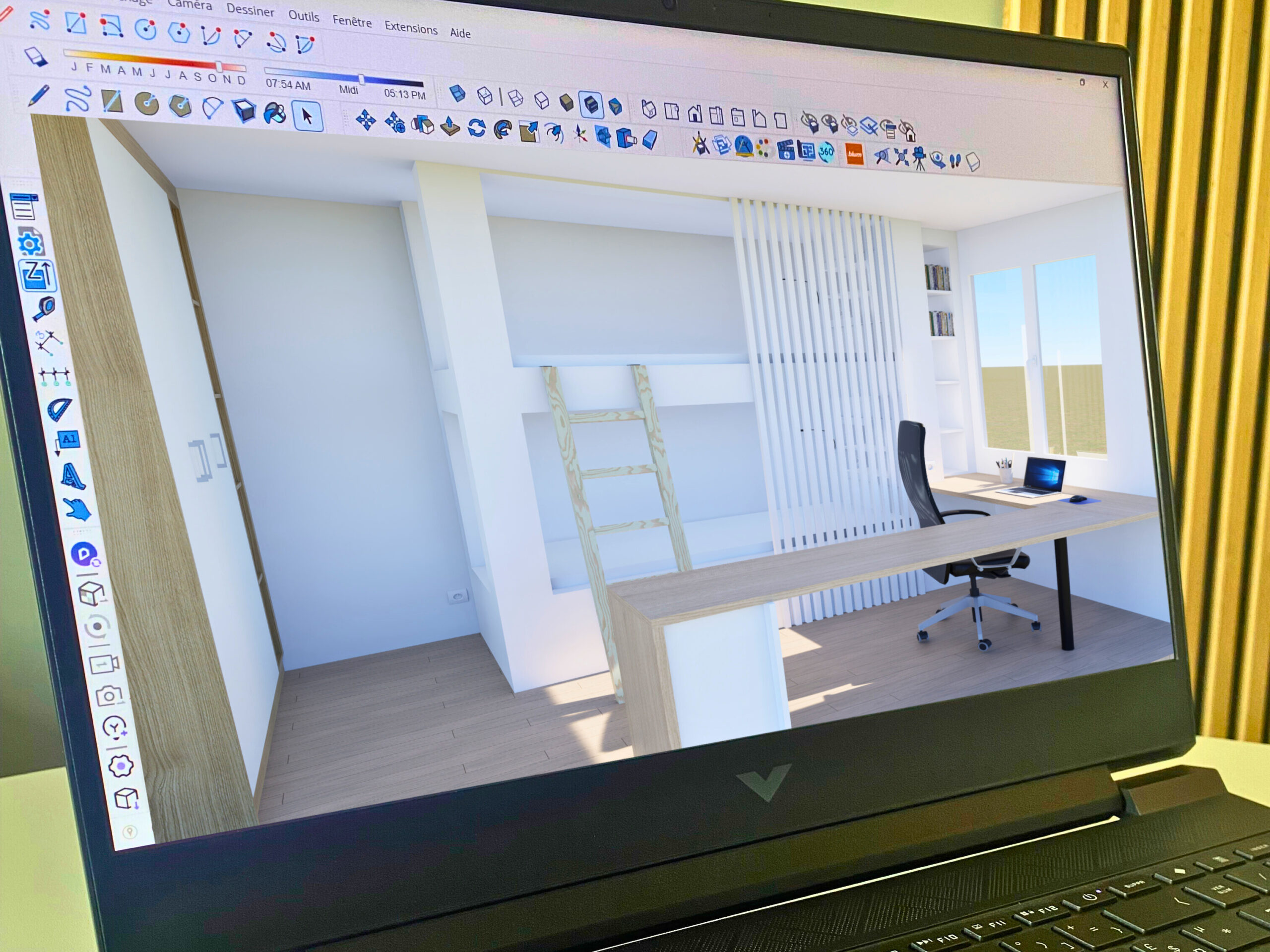 Logiciel agencement 3D