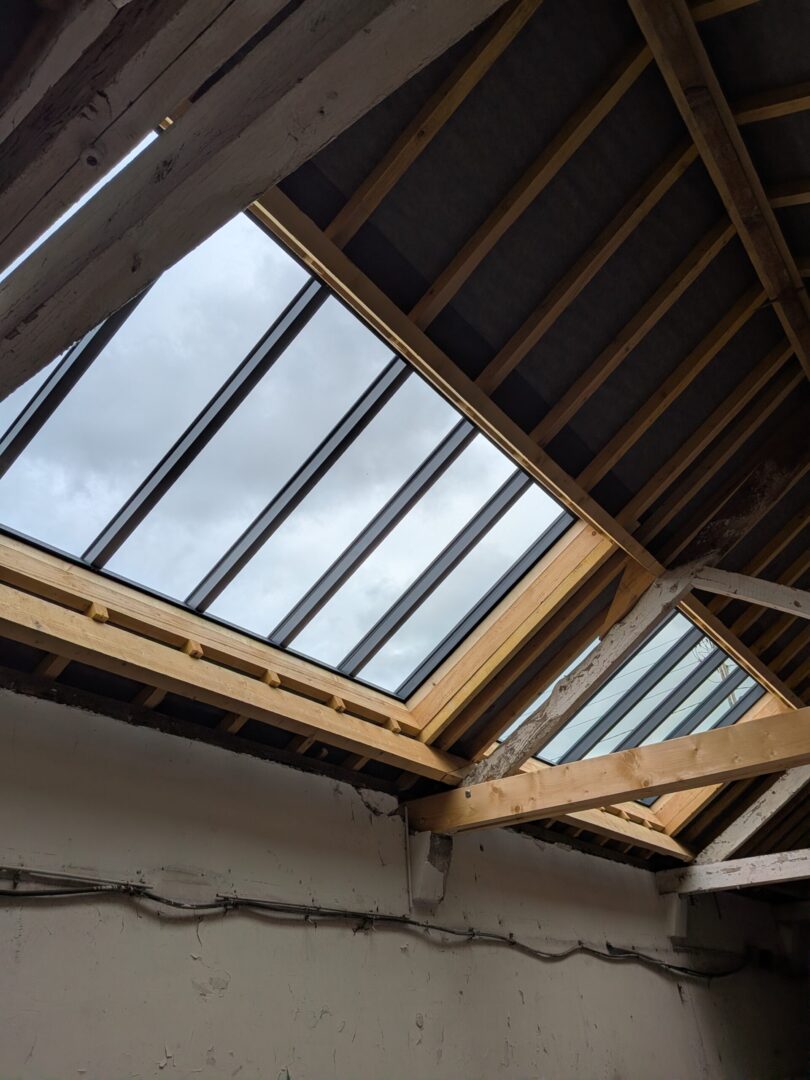 Verrière de toit sur mesure en aluminium